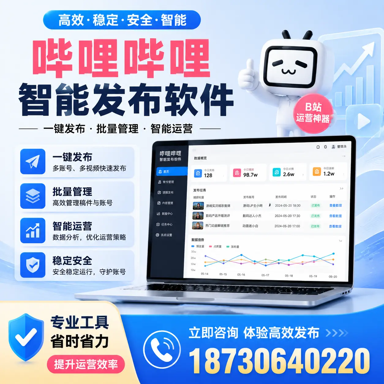 解密哔哩哔哩智能发布软件:功能与优势分析在 石家庄